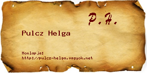 Pulcz Helga névjegykártya